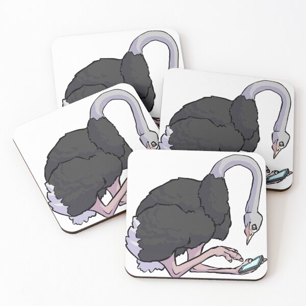 Item preview, Ostrich Texting designed and sold by Cauliflander.