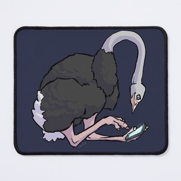 Item preview, Ostrich Texting designed and sold by Cauliflander.