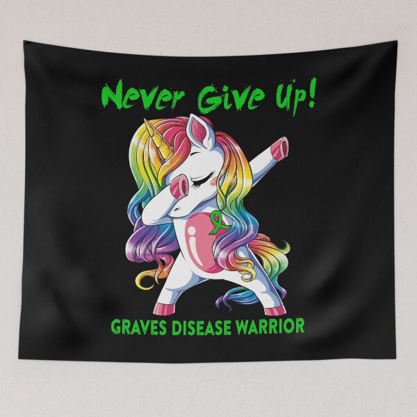Item preview, Graves Disease Warrior - Never Give Up! - Support Graves Disease Warrior Gifts designed and sold by whlrcheryl.