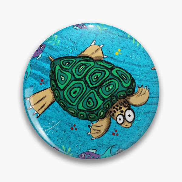 Artikelvorschau, Turtle fun - blau entworfen und verkauft von Limones-Design.