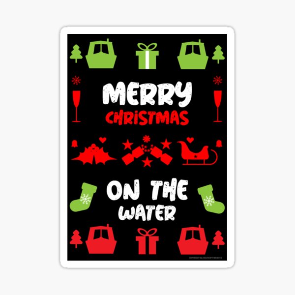 "Merry Canalboat Christmas Gifts Narrow Christmas Gifts Canalboat
