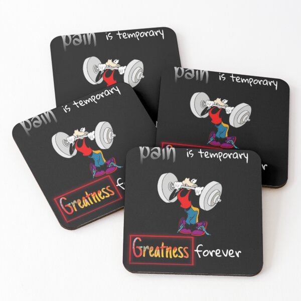 Item preview, Cartoon character; Pain is temporary Greatness forever designed and sold by ElFe2y.