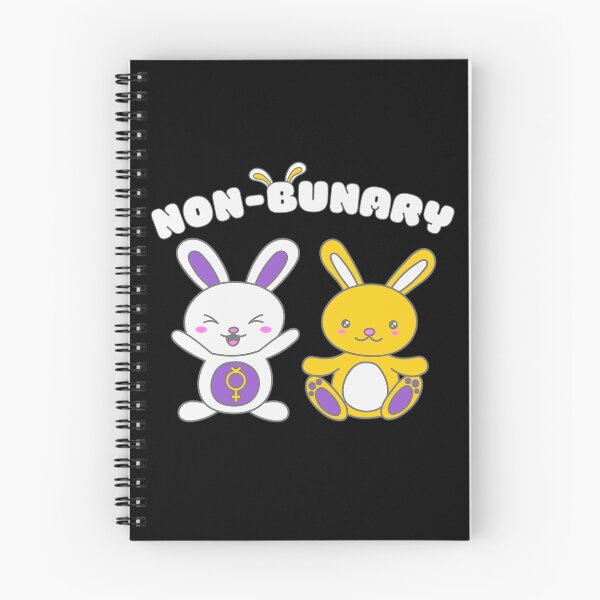 Item preview, Non Binary Bunny Non-Bunary Kawaii designed and sold by prideXrainbow.