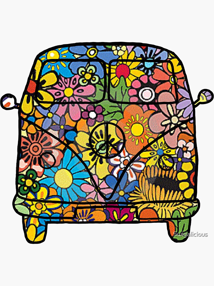 VW Blumen Van von Swigalicious