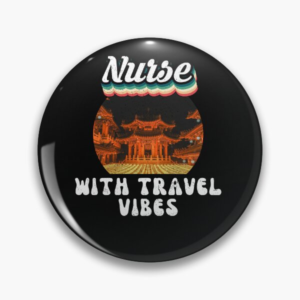 Item preview, Retro Nurse With Taiwan Travel Vibes designed and sold by TeevesROCTees.