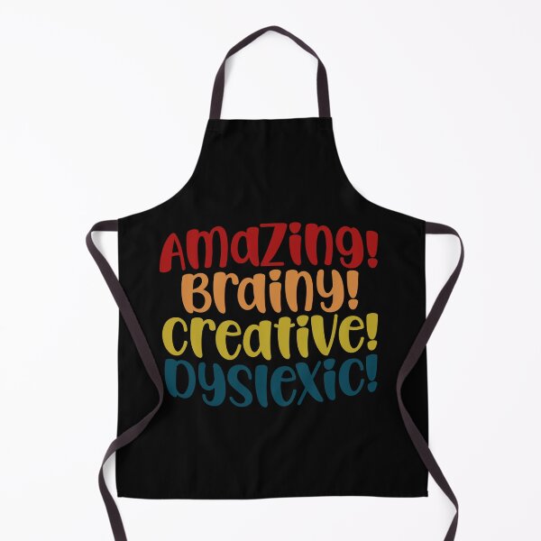 Item preview, Amazing Brainly Creative Dyslexic Dyslexia quote designed and sold by Dolphin Graphic.
