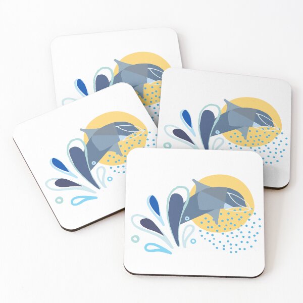 Item preview, Abstract Dolphin | Ocean Creatures | Under the Sea Collection designed and sold by WriteOnThyme.