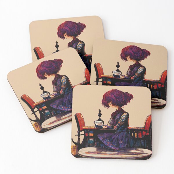 Item preview, Girl in an old Cafe designed and sold by Vimpace.