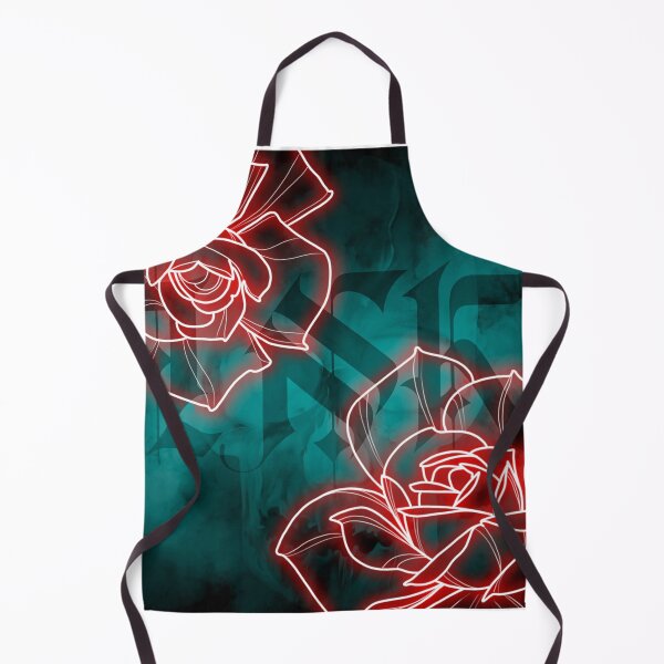 Item preview, neon skull and roses designed and sold by johnalawtattoo.