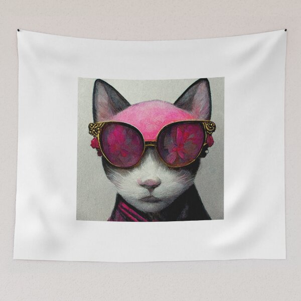 Artikelvorschau, Katze mit Barockbrille entworfen und verkauft von Vimpace.