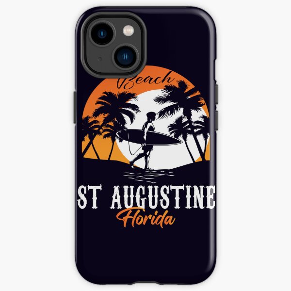 St. Augustine Beach Florida . USA retro sunset. Florida beaches iPhone Tough Case
