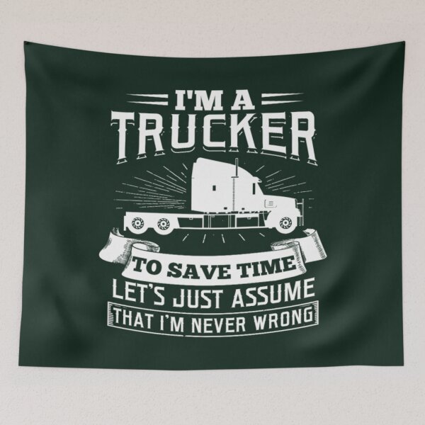 Item preview, I'm a Trucker Truck Driver Trucking Transport Gift designed and sold by JessicaAlbert.