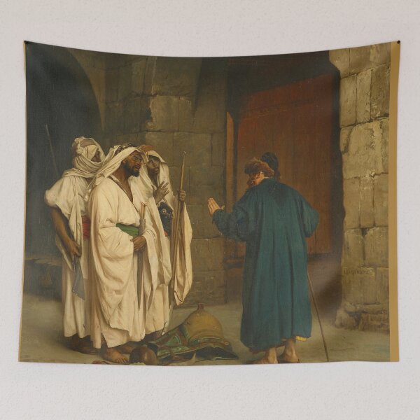 Item preview, Jean Leon Gerome -Old Jew with three Arabs designed and sold by TeeARTHY.