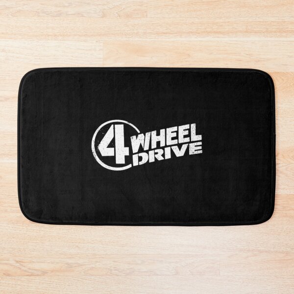 Item preview, Vintage White & Distressed 4 Wheel Drive Logo designed and sold by JessicaAlbert.