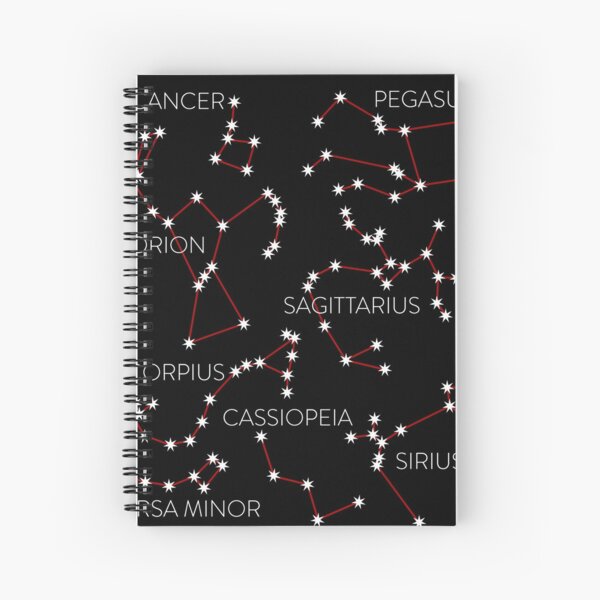 Star Constellations Spiral Notebook