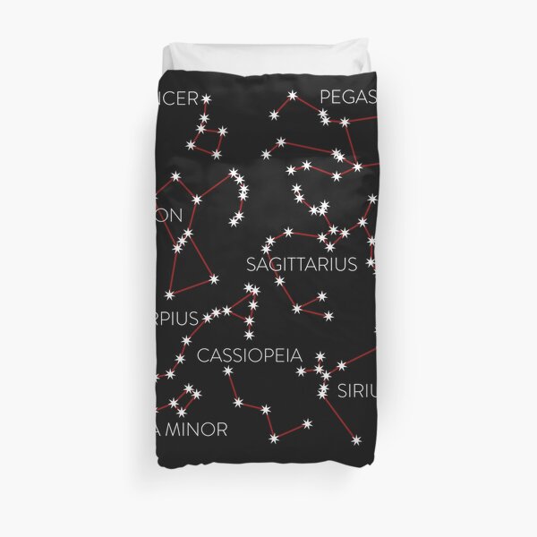 Star Constellations Duvet Cover