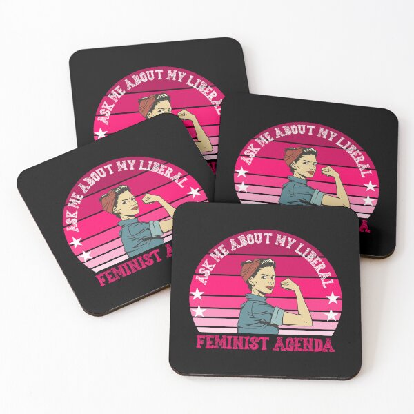 Item preview, Ask me about my liberal feminist agenda designed and sold by RedPic01.