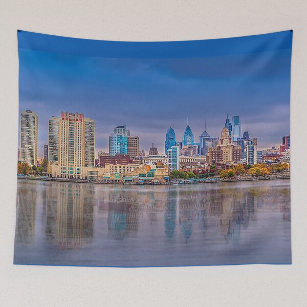 Item preview, Philadelphia Skyline, Philly, Schuykill, Liberty Place, William Penn, Broad Street, Boathouse Row designed and sold by Nostrathomas66.