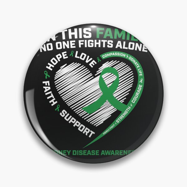 Item preview, In this family no one fights alone kidney disease awareness gifts designed and sold by RafaelJunger.