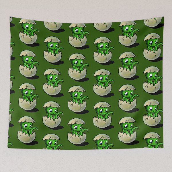 Item preview, Baby Green Dinosaur designed and sold by IceFaerie.
