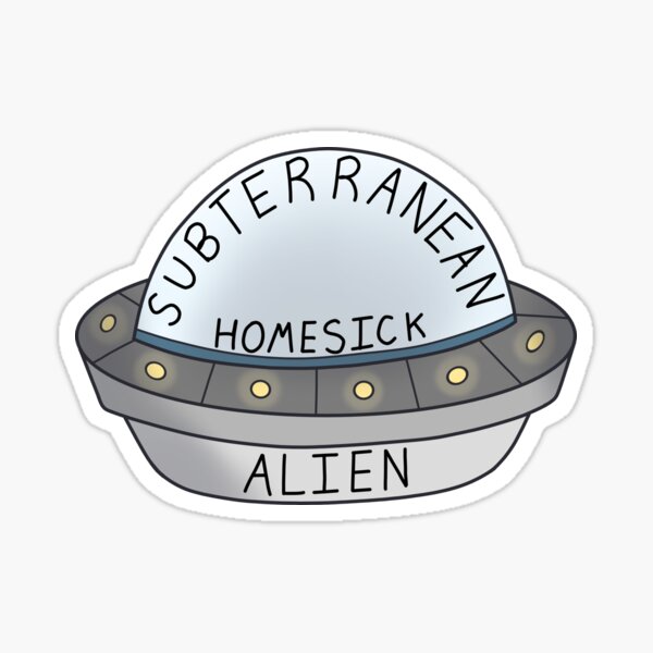 Item preview, Subterranean Homesick Alien (OK Computer) designed and sold by Alexander Hurka.
