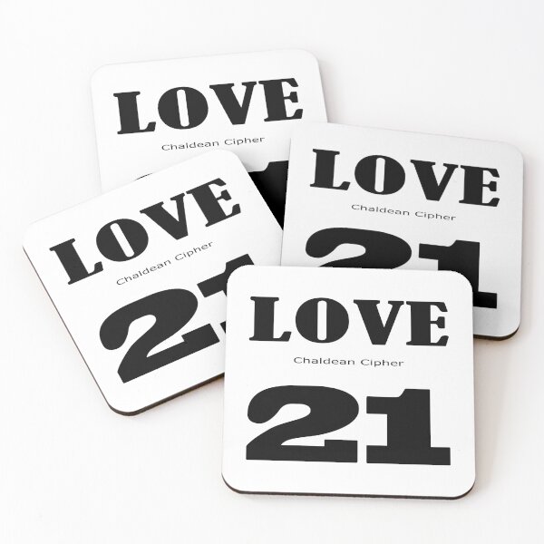 Item preview, Love Chaldean cipher 21 designed and sold by Scrambledwords.