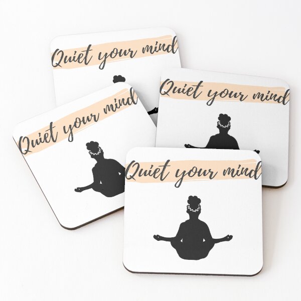 Item preview, Quiet your mind (black) designed and sold by RandiMullins.