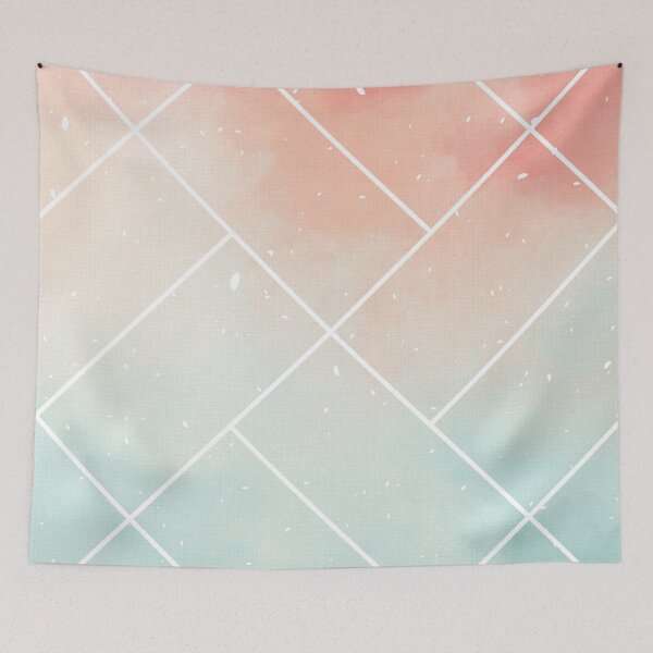 Item preview, Pink Blue Geometric Pattern designed and sold by Skippy-Froggy.