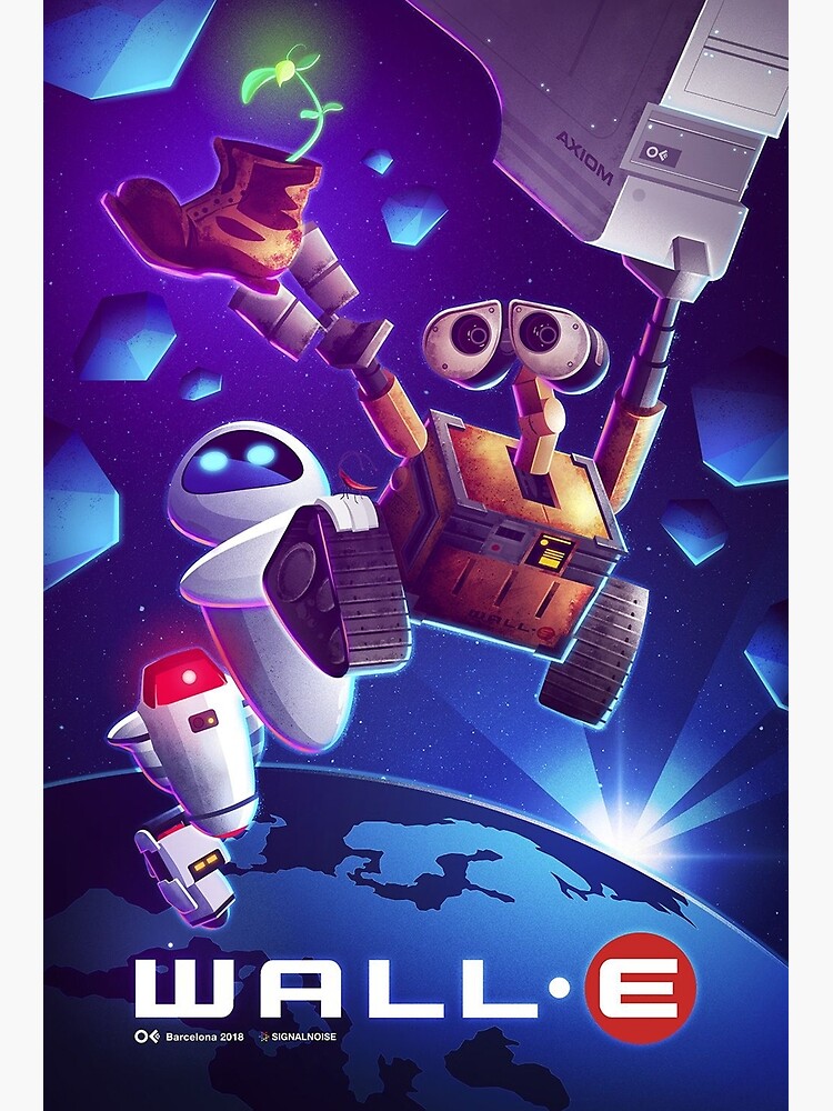 "Wall e Animation" Poster for Sale by reneshippy Redbubble