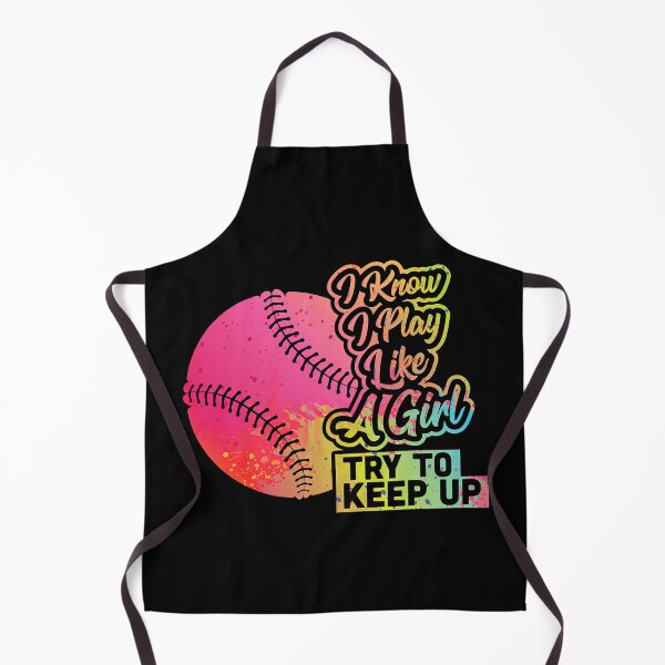 Item preview, I Know I Play Like A Girl Try To Keep Up Baseball Women Funny Gift Team Softball designed and sold by MichelSorour.