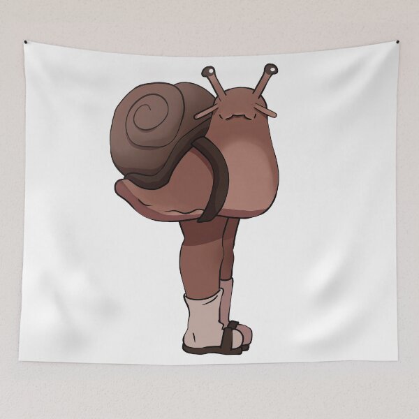 Item preview, garden Snail with legs designed and sold by StrawberryRott.