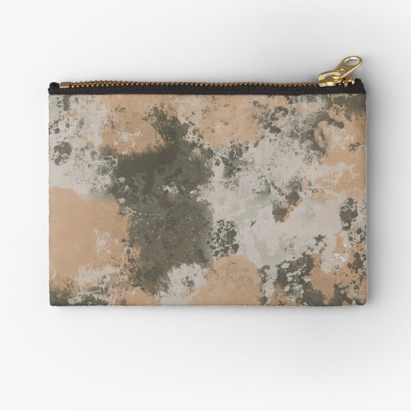 Abstract Mud Puddle Zipper Pouch