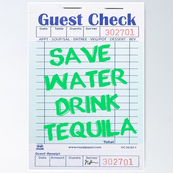 Item preview, waterrr - GUEST CHECK @NIKKISBLING_ designed and sold by nicolekap29.