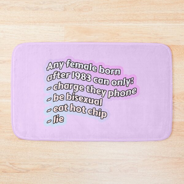 Item preview, Any Female Born After 1983 Copypasta Meme designed and sold by kosmicwaffle.