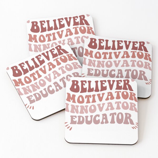 Item preview,  Believer Motivator Innovator Educator, the best Gift for Teachers,Teacher Presents designed and sold by El-kournafi.