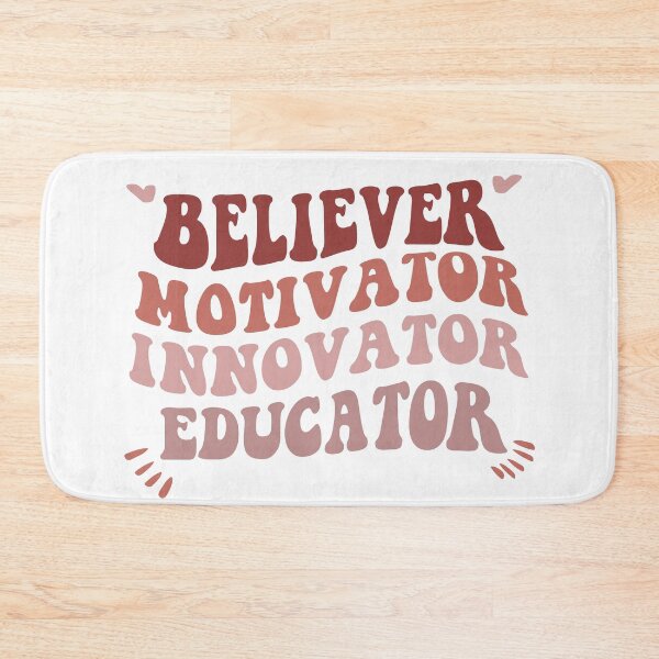 Item preview,  Believer Motivator Innovator Educator, the best Gift for Teachers,Teacher Presents designed and sold by El-kournafi.