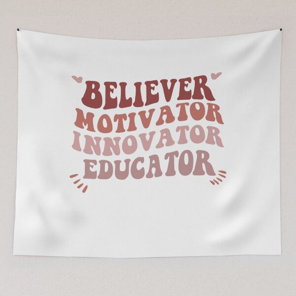 Item preview,  Believer Motivator Innovator Educator, the best Gift for Teachers,Teacher Presents designed and sold by El-kournafi.