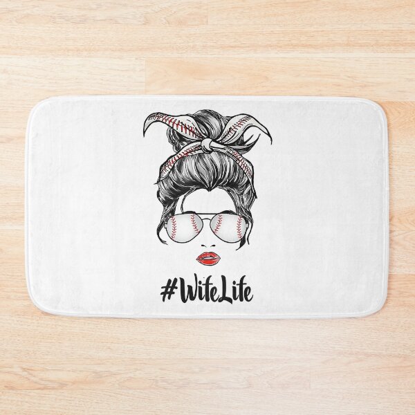 Item preview, Baseball Wife Life Messy Bun Softball Wife Mother's Day designed and sold by MichelSorour.