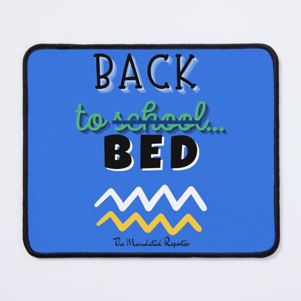Item preview, Back to Bed - Blue designed and sold by TheReporter1.
