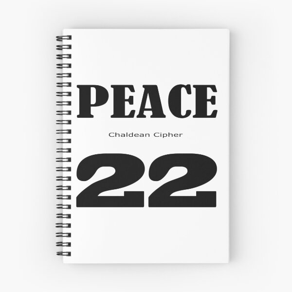 Item preview, Peace Chaldean cipher 22 designed and sold by Scrambledwords.