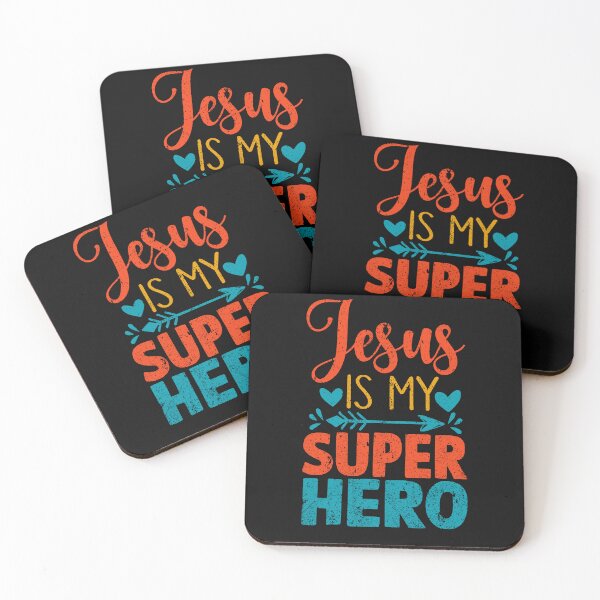 Item preview, Jesus is my Super Hero   designed and sold by TeevesROCTees.
