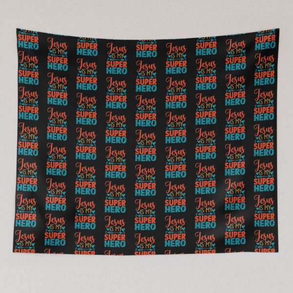 Item preview, Jesus is my Super Hero   designed and sold by TeevesROCTees.