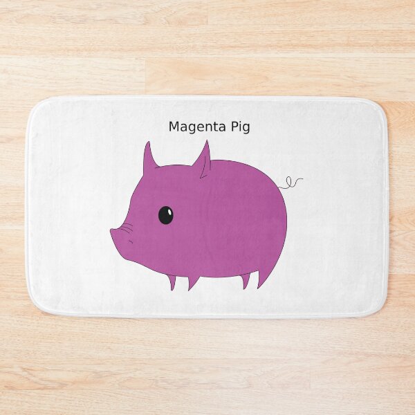 Item preview, Magenta pig vector designed and sold by binti163.