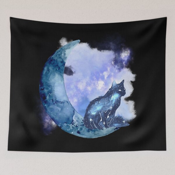 Item preview, Crescent Moon Cat designed and sold by Lylabean22.