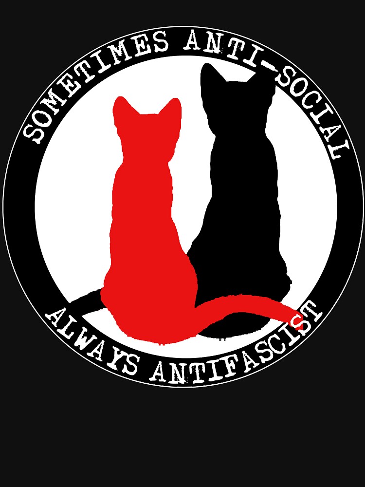 Thumbnail 7 of 7, Essential T-Shirt, Antifa cats designed and sold by RafaelJunger.