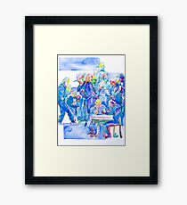 .community Framed Print