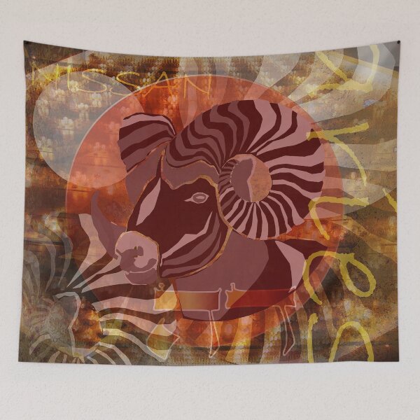 Item preview, Aries - Nissan designed and sold by Jackie Saad Robinson.