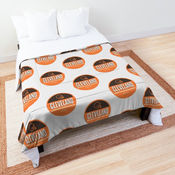 NFL Cleveland Browns Orange Quilt Blanket –