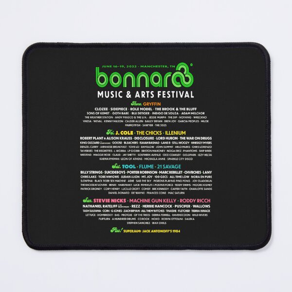 Item preview, Bonnaroo Music Festival 2022 Line-Up designed and sold by NotewothyGarm.