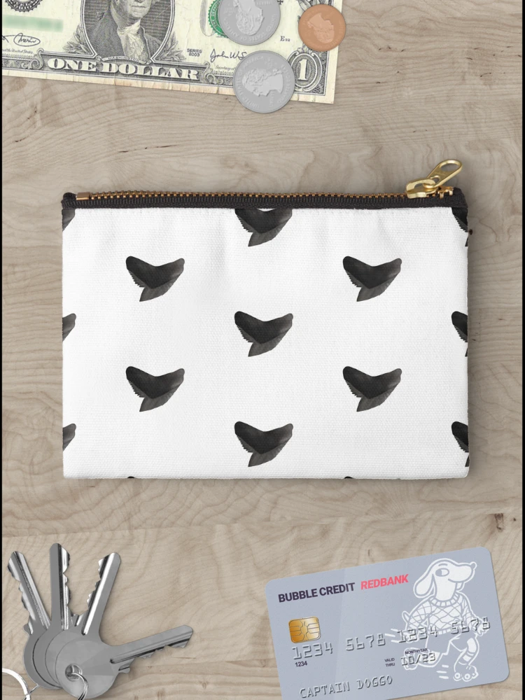 Thumbnail 3 of 4, Zipper Pouch, Tiger Shark Tooth designed and sold by Reeseworks.